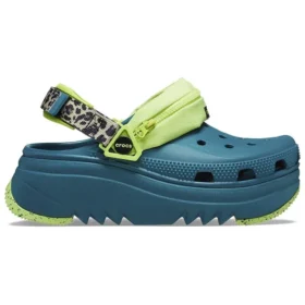Hiker Xscape Animal Print Clog “Teal Green”