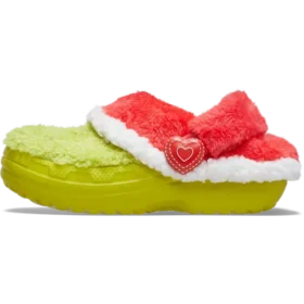 Kid’s the Grinch Classic Lined Clog- Crocs