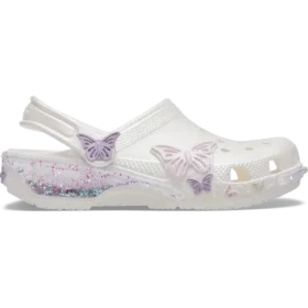 Kids’ Classic Butterfly Sparkle Shaker Clog
