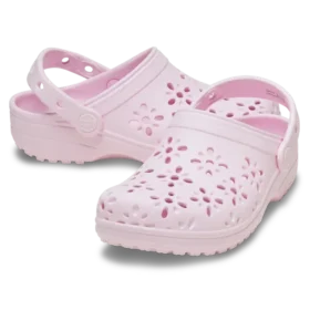 Kids’ Classic Floral Cut-Out Clog