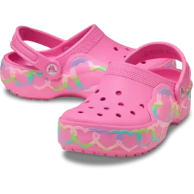 Kids’ Classic Heart Lights Clog