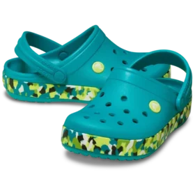Kids’ Crocband Glow Confetti Band Clog