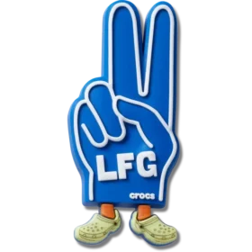 Lfg Foam Peace Sign Jibbitz™ Charms