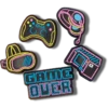 Lights up Neon Gamer 5 Pack Jibbitz™ Charms