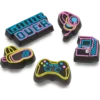 Lights up Neon Gamer 5 Pack Jibbitz™ Charms