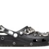 Louane x Classic Clog ‘Black Metallic Silver Chain’