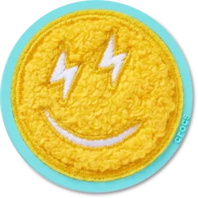 Mega Chenille Happy Face Jibbitz™ Charms