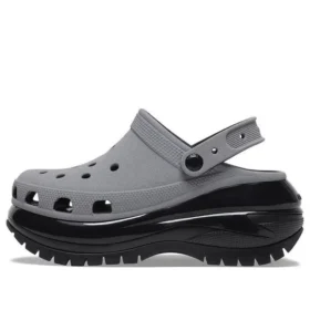 Mega Crush Reflective Clogs “Grey Black”