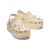 Mega Crush Shell and Pealrs Clogs “Beige”