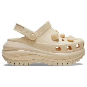 Mega Crush Shell and Pealrs Clogs “Beige”