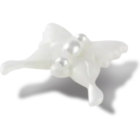Meta Jelly White Butterfly Jibbitz™ Charms