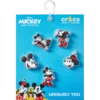 Mickey and Minnie Pvc 5 Pack Jibbitz™ Charms