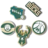 Nba Milwaukee Bucks 5 Pack Jibbitz™ Charms