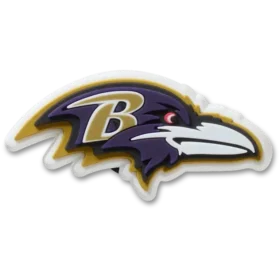 Nfl Baltimore Ravens Logo Jibbitz™ Charms