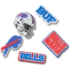 Nfl Buffalo Bills 5 Pack Jibbitz Shoe Charm