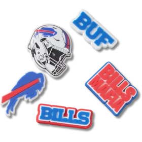 Nfl Buffalo Bills 5 Pack Jibbitz Shoe Charm