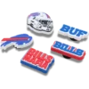 Nfl Buffalo Bills 5 Pack Jibbitz Shoe Charm