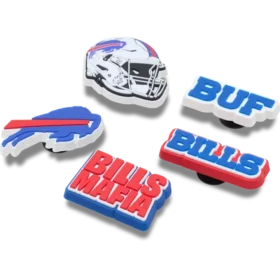 Nfl Buffalo Bills 5 Pack Jibbitz Shoe Charm
