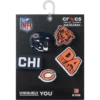 Nfl Chicago Bears 5 Pack Jibbitz Shoe Charm