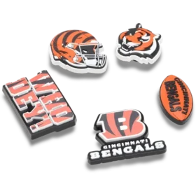 Nfl Cincinnati Bengals 5 Pack Jibbitz Shoe Charm