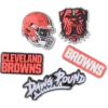 Nfl Cleveland Browns 5 Pack Jibbitz Shoe Charm