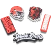 Nfl Cleveland Browns 5 Pack Jibbitz Shoe Charm