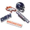 Nfl Denver Broncos 5 Pack Jibbitz Shoe Charm