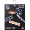 Nfl Denver Broncos 5 Pack Jibbitz Shoe Charm