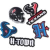 Nfl Houston Texans 5 Pack Jibbitz Shoe Charm