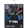 Nfl Houston Texans 5 Pack Jibbitz Shoe Charm
