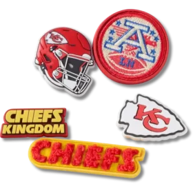 Nfl Kansas City Chiefs 5 Pack Jibbitz Shoe Charm