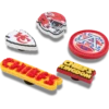 Nfl Kansas City Chiefs 5 Pack Jibbitz Shoe Charm