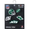 Nfl New York Jets 5 Pack Jibbitz Shoe Charm