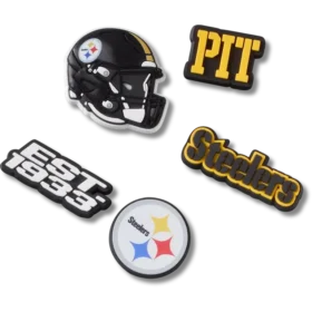 Nfl Pittsburgh Steelers 5 Pack Jibbitz Shoe Charm