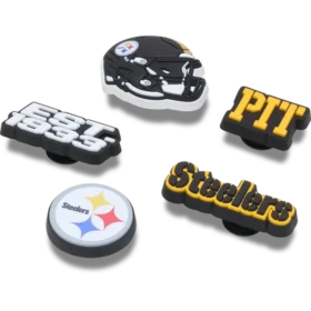 Nfl Pittsburgh Steelers 5 Pack Jibbitz Shoe Charm