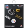 Nfl Pittsburgh Steelers 5 Pack Jibbitz Shoe Charm