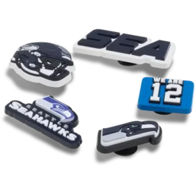 Nfl Seattle Seahawks 5 Pack Jibbitz Shoe Charm