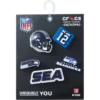 Nfl Seattle Seahawks 5 Pack Jibbitz Shoe Charm