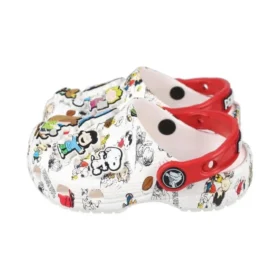 Peanuts Classic Clogs “White Red”