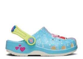 Peppa Pig x Classic Clog Toddler ‘Blue Pink Gradient’