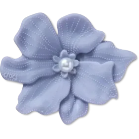Periwinkle Flower with Pearl Jibbitz™ Charms