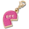 Pink Glitter Bff Charm Left Jibbitz Shoe Charm