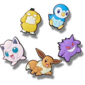 Pokemon Assrtd 5 Pck Jibbitz™ Charms