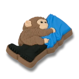 Punch the Monkey & Zookeeper Jibbitz Shoe Charm