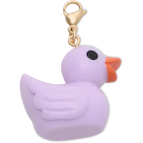Purple Rubber Duck Charm Jibbitz Shoe Charm