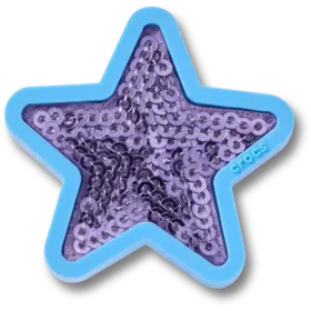 Purple Sequin Star Jibbitz™ Charms