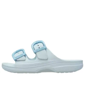 Saturday Enamel Buckle Sandal “Vapor Ice”