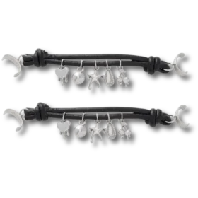 Silver Icons Sandal Chain 2 Pack Jibbitz™ Charms