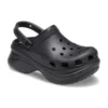 Small Whale Retro Crocs Thick Sole Black Sandals