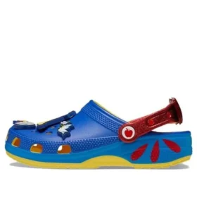 Snow White Classic Clogs “Blue Yellow Red”